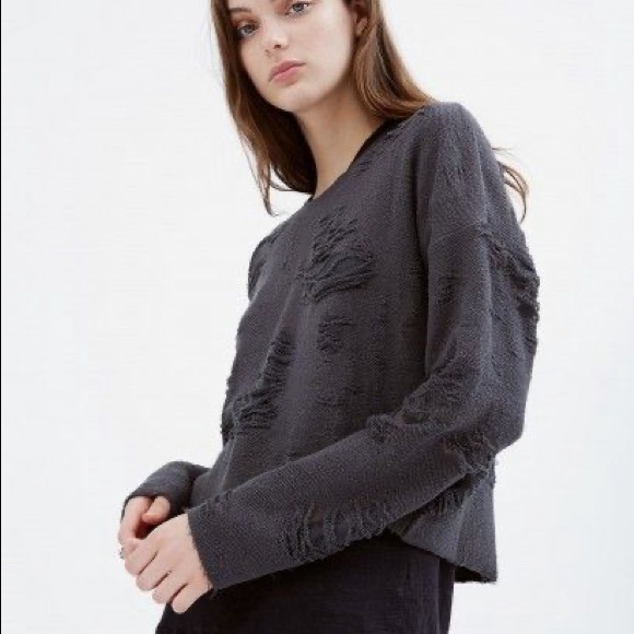 IRO Jeans Distressed Sweater Size S - NEW w/o tags - Picture 2 of 3